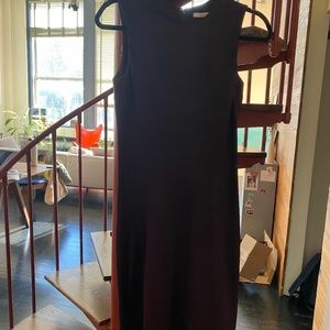 DVF Maroon Midi Dress